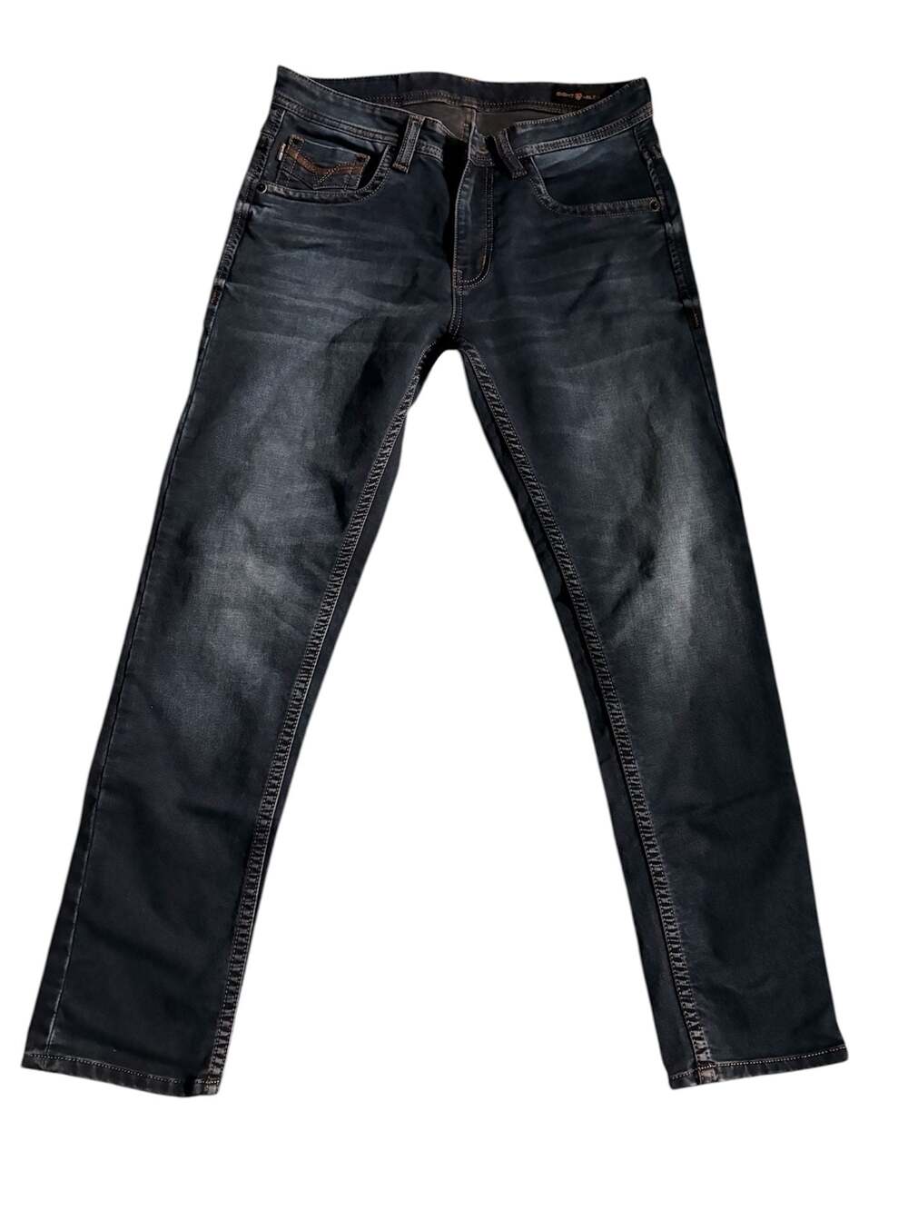 Eight-X Men's Dark Wash Slim Fit Stretch Denim Jeans